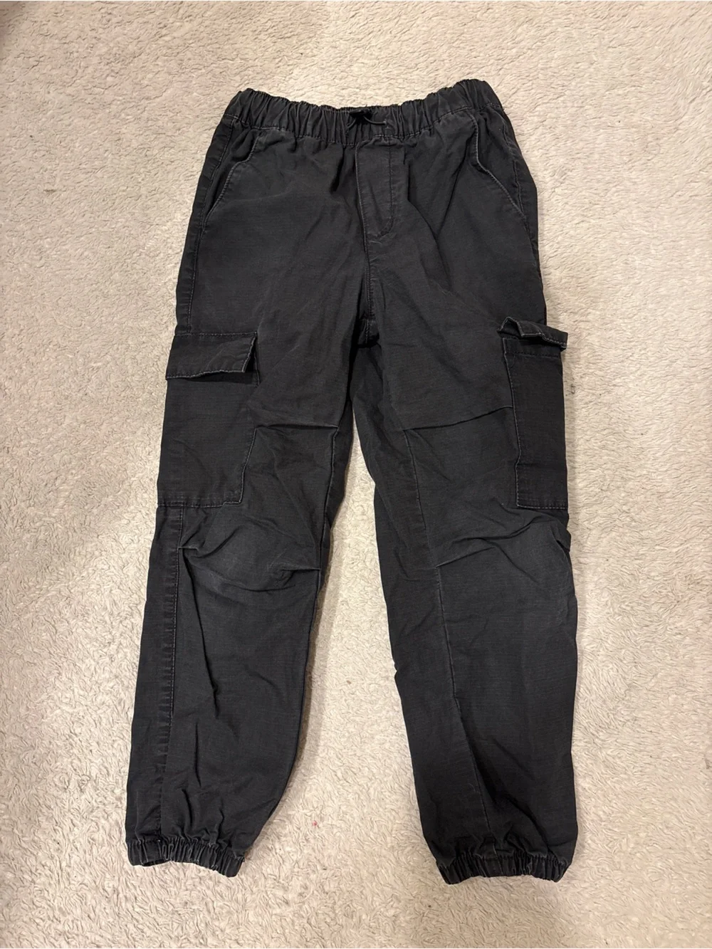 H&M Loose Fit Jogger Baggy Khaki Black Pants